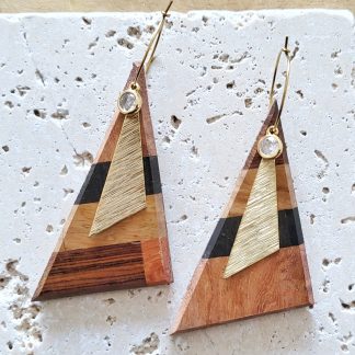 Boucles danseuse de bois